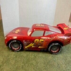 Disney Pixar Cars Lightning‎ McQueen Large Scale Toy Race Car Red 95